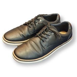 Mens black oxfords Seven91 shoes, size 8